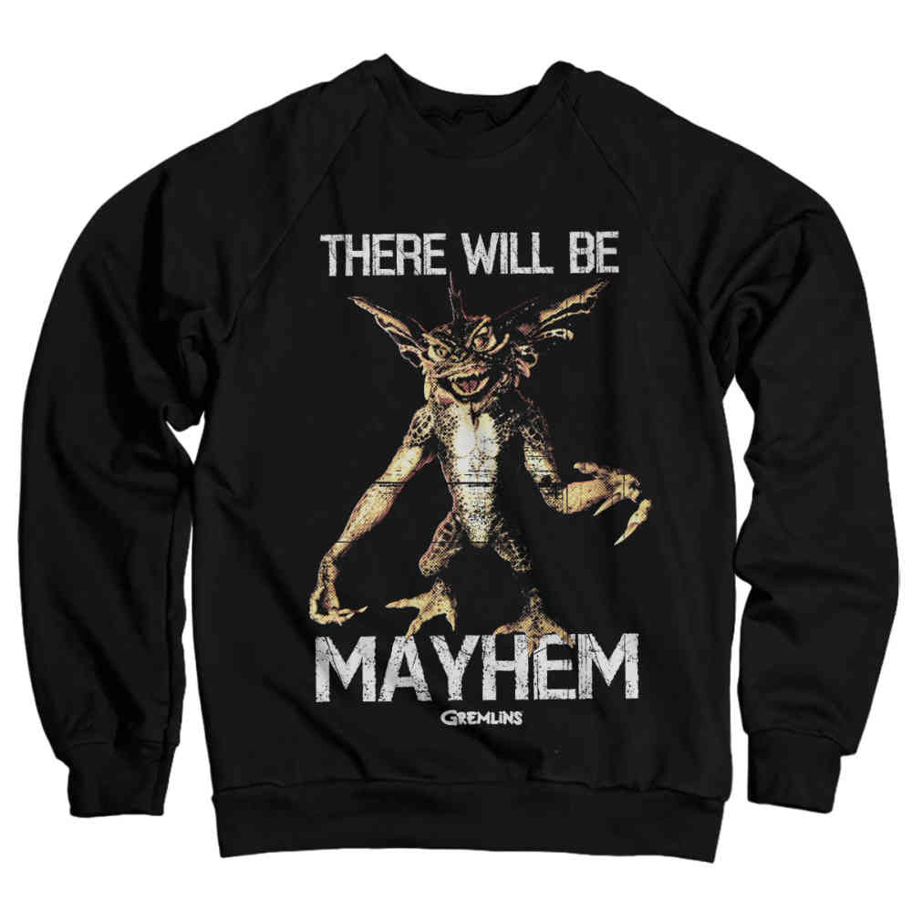 Gremlins Sweatertrui There Will Be Mayhem Zwart | Attitude Gremlins Sweatertrui Trust No One Wit | Attitude Holland